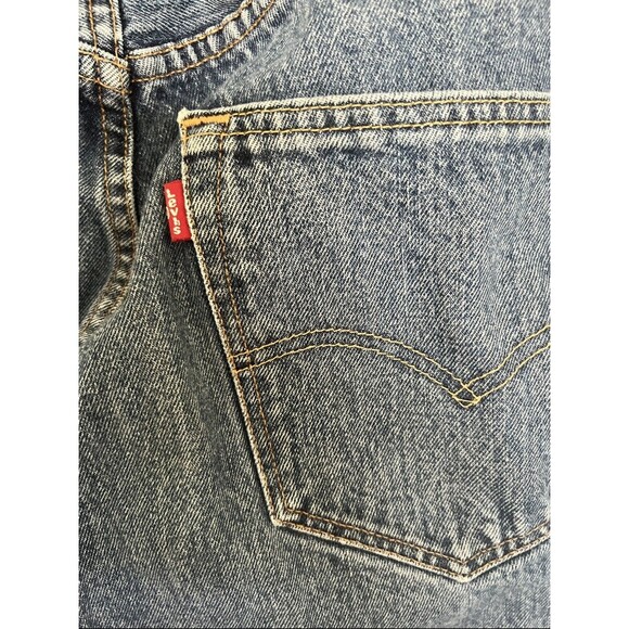 Levis 501xx Button Fly Jeans Mens Sz 36x30 Red Tab Straight Leg Cotton Denim - Picture 6 of 8